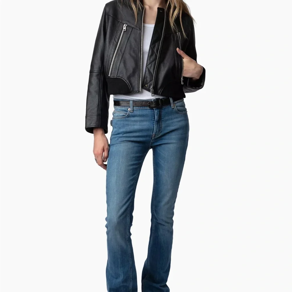 Zaria & Voltaire Bunta Reversible Leather Jacket - Picture 3 of 4